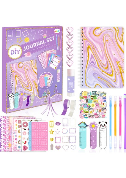 Çocuk Kırtasiye Sevimli Defter Günlük Seti (Yurt Dışından)