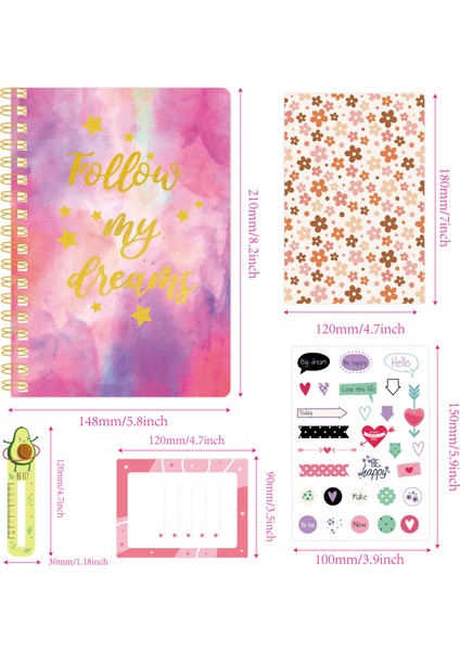 Çocuk Kırtasiye Sevimli Defter Günlük Seti (Yurt Dışından) fiyatları