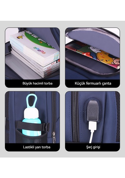 Öğrenci Sırt Çantası Büyük Kapasiteli Çok (Yurt Dışından) indirimleri