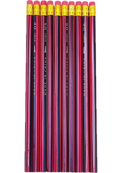 Öğrenci Klasik Altıgen Çubuk Kauçuk Kalem (Yurt Dışından)