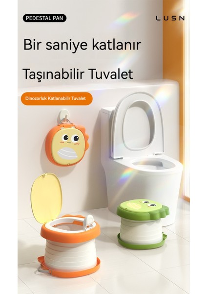 Çocuk Taşınabilir Katlanabilir Küçük Tuvalet Erkek ve Kadın Bebek Seyahat Araba Tuvaleti (Yurt Dışından) indirimleri