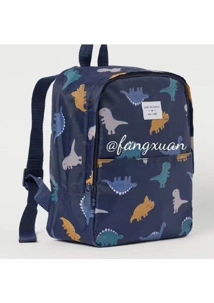 Dinozor Deseni Karikatür Sevimli Öğrenci Okul (Yurt Dışından)