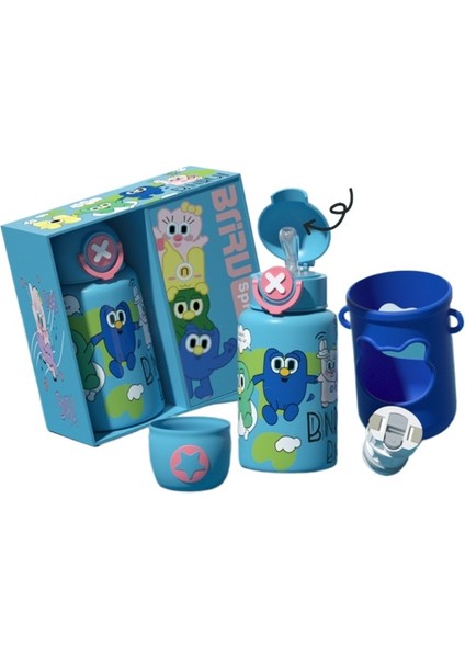 Çocuklar Için Yüksek Görünümlü, Büyük Kapasiteli Sevimli Su Bardağı (Yurt Dışından)