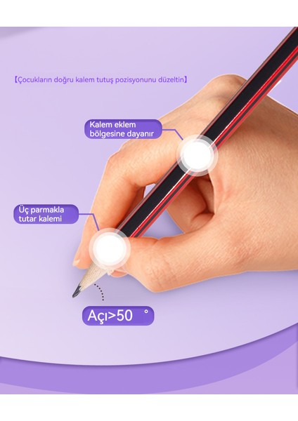 Öğrenci Klasik Altıgen Çubuk Kauçuk Kalem (Yurt Dışından) indirimleri