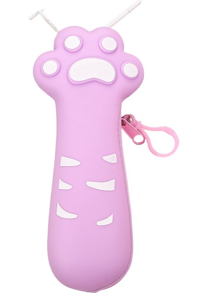 Kedi Pençesi Silikon Büyük Kapasiteli Kalem Kırtasiye Kutusu (Yurt Dışından)