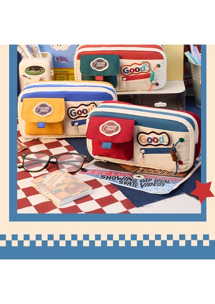 Retro Çok Fonksiyonlu Saklama Kırtasiye Kutusu (Yurt Dışından) fırsatları