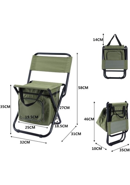 Katlanır Sandalye Dinlenme Sandalye Kamp Balıkçılık Koltuğu Buz Paketleri ile (Yurt Dışından) indirimleri