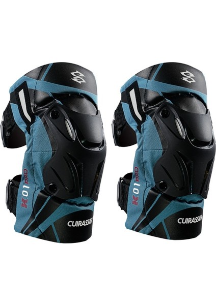 Motosiklet Koruyucu Diz Örtüsü Kross Sürüş Şövalyesi Koruyucu Gece Yansıtıcı-Mavi (Yurt Dışından)