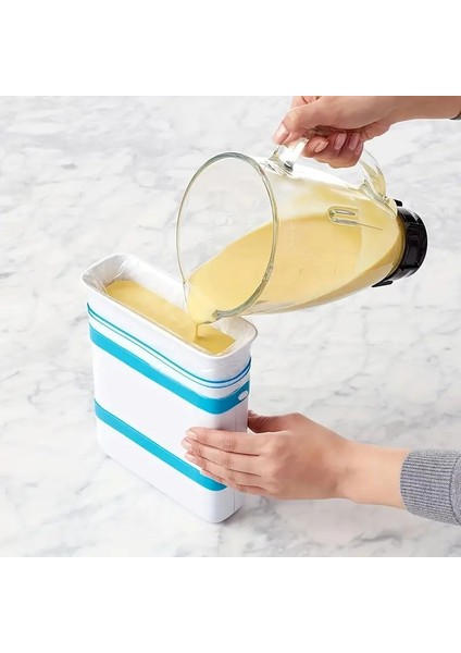 Dondurucu Gıda Bloğu Yapıcı, Kalan Yemekler ve Çorbalar Için Hazırlık Torbası Konteyneri Olarak Kullanılır (Yurt Dışından)