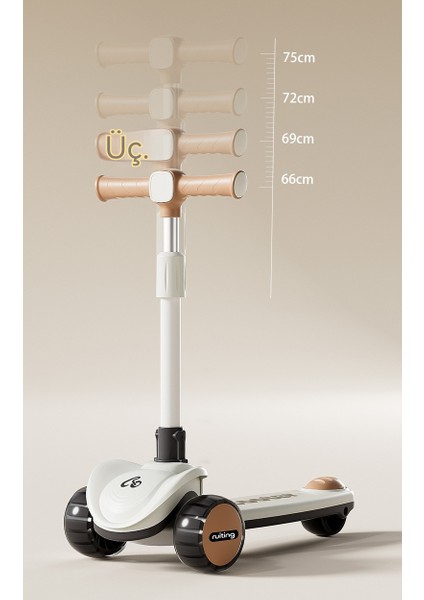 Çocuk Scooter 1-3-6-14 Yaş Bebek Pedal Slayt Blok-Işıklı Tekerlekler (Yurt Dışından) fiyatları