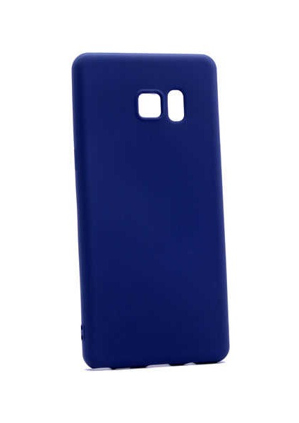 - Samsung Galaxy Note 7 - Kılıf Mat Soft Premier Silikon Kapak - Lacivert - T1693