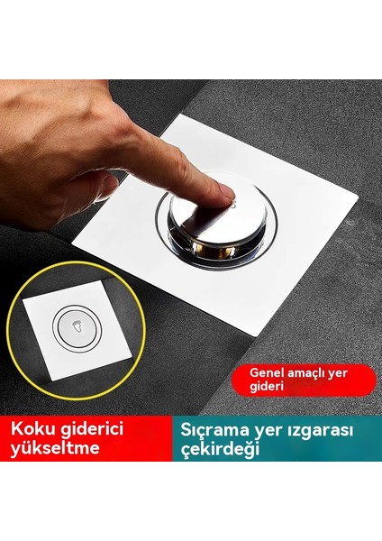 304 Paslanmaz Çelik Zıplama Zemin Drenaj Banyo Ayak Zemin Drenaj Kapağı Drenaj Huni (Yurt Dışından) modelleri