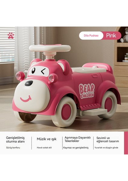 Çocuk Bükülmüş Araba Bebek Scooter 1-3 Yaş Arası Erkek ve Kız Çocuk Denge Scooter Aynı Stil (Yurt Dışından)