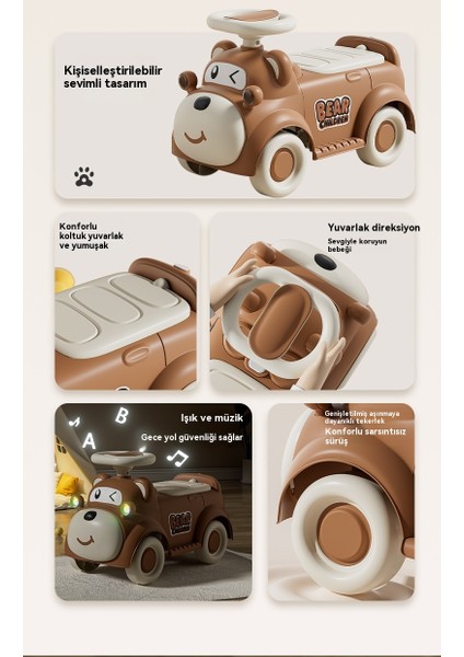 Çocuk Bükülmüş Araba Bebek Scooter 1-3 Yaş Arası Erkek ve Kız Çocuk Denge Scooter Aynı Stil (Yurt Dışından) modelleri