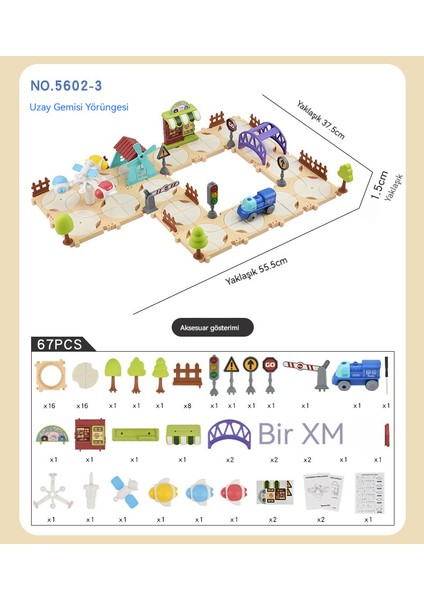 Uzay Gemisi Labirent Bulmaca Yörünge Araba Seti (Yurt Dışından)