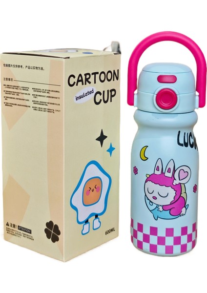 Öğrenci Su Bardağı Karikatür Taşınabilir Sevimli Çocuk Su (Yurt Dışından)