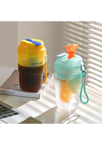 Basit ve Yüksek Görünümlü Su Bardağı, Taşınabilir Öğrenci Büyük Kapasiteli (Yurt Dışından) modelleri