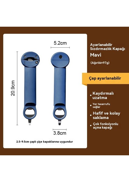 Çok Fonksiyonlu Şişe Açacağı Manyetik Konserve Açacağı Şişe Açacağı (Yurt Dışından)