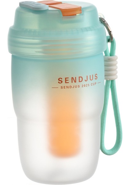 Basit ve Yüksek Görünümlü Su Bardağı, Taşınabilir Öğrenci Büyük Kapasiteli (Yurt Dışından)