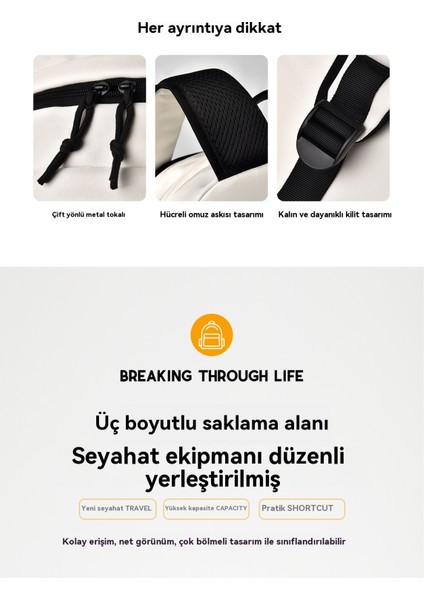Erkekler ve Kadınlar Için Boş Çift Büyük Kapasiteli Okul Çantası (Yurt Dışından) modelleri