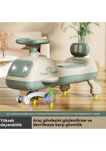 Twister Araba Çocuk 1-6-9 Yaş Scooter Bebek Oyuncak Scooter (Yurt Dışından) fırsatları