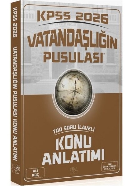 2026 KPSS Vatandaşlık Vatandaşlığın Pusulası Konu Anlatımı