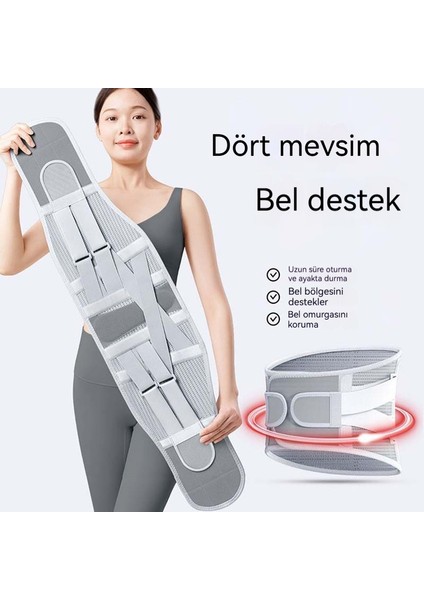 Kemer Dört Mevsim Desteği Lomber Omurga Sabitleme Gerilme Çıkıntı Koruma Fitness Kemeri (Yurt Dışından) fiyatları