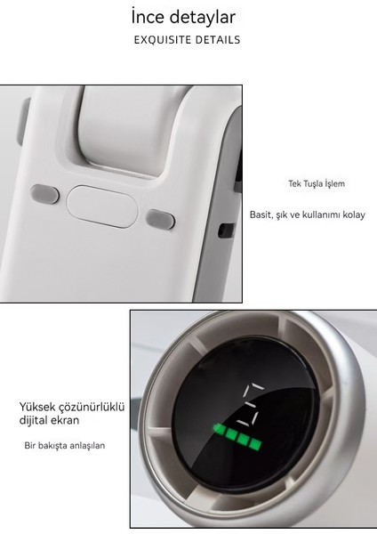 Dijital Ekran Mini Yüksek Hızlı USB Fan (Yurt Dışından) modelleri