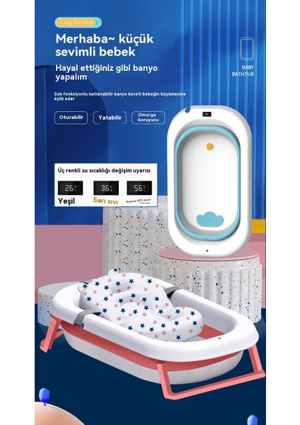 Bebek Katlanabilir Bebek Banyosu (Yurt Dışından) indirimleri
