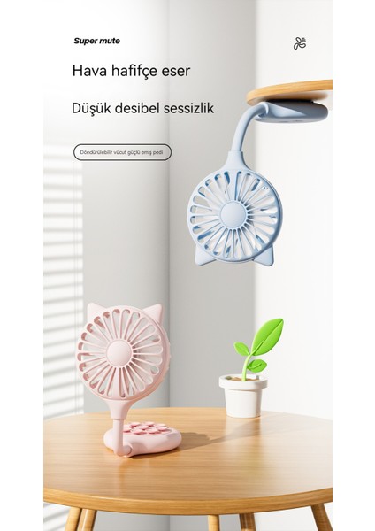 Tembel Masaüstü Mini Taşınabilir Açık Ev Küçük Fan (Yurt Dışından) fırsatları