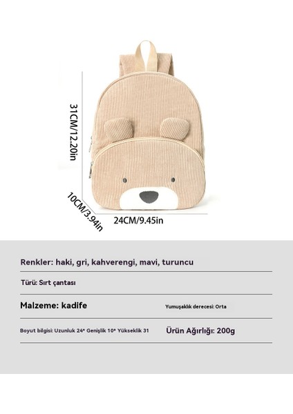 Sevimli Kadife Ilkokul Öğrencisi Moda Rahat Karikatür Kadife Çanta (Yurt Dışından) modelleri