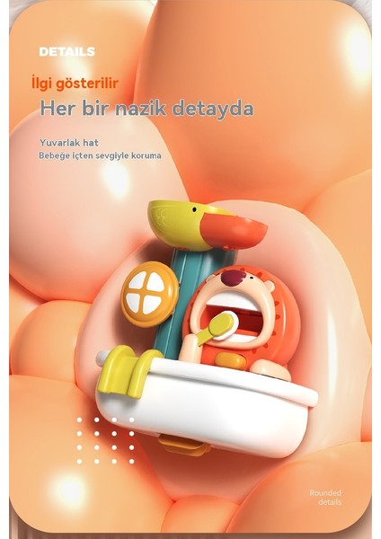 Bebek Banyo Duş Başlığı Döner Eğlenceli Oyuncak (Yurt Dışından) fırsatları
