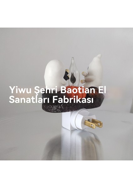 Cadılar Bayramı Hayalet Kamp Ateşi Yanıp Sönen Dekoratif Gece Lambası (Yurt Dışından) modelleri