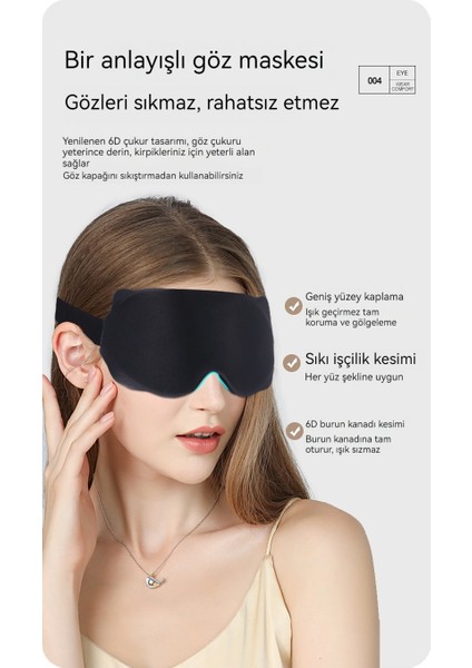 Stereoskopik Işık Kesici, Nefes Alabilen, Gözleri Ezmeyen Öğle Uykusu Göz Maskesi (Yurt Dışından) fiyatları