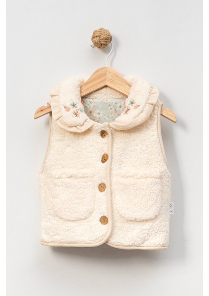 Desenli Polar Çocuk Yelek 1-4 Yaş
