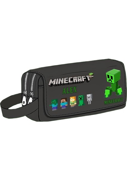 Minecraft Kalem Çantası Öğrenci Kırtasiye Kalem Çantası (Yurt Dışından)