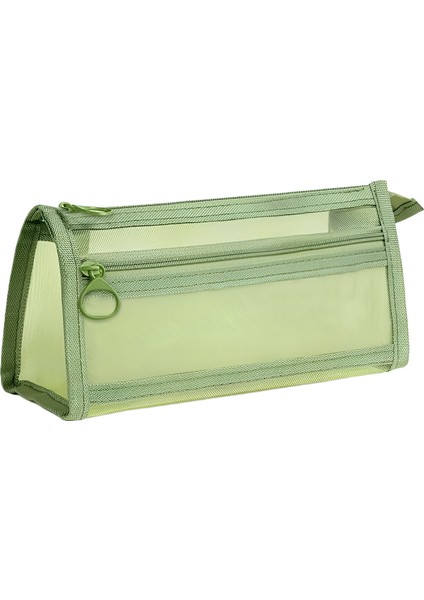 Çift Katmanlı Üç Boyutlu Şeffaf Örgü Kalem Çantası (Yurt Dışından)