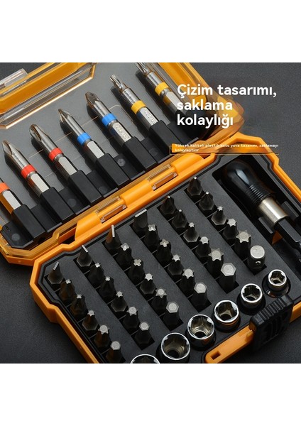 Çok Fonksiyonlu 50 Adet Ev Aletleri Tornavida Seti (Yurt Dışından) modelleri