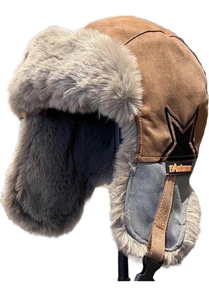 Açık Kadife Kalınlaştırılmış Sıcak Kulak Koruyucu Yumuşak Üst Şapka (Yurt Dışından)