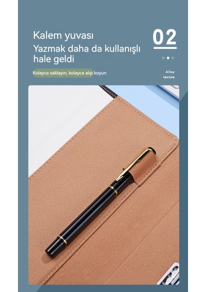 Kilitli Günlük Kalın Kod Defteri (Yurt Dışından)