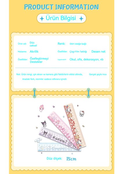 15 cm Çok Fonksiyonlu Çizim ve Ölçüm Kırtasiye Malzemeleri (Yurt Dışından) fiyatları