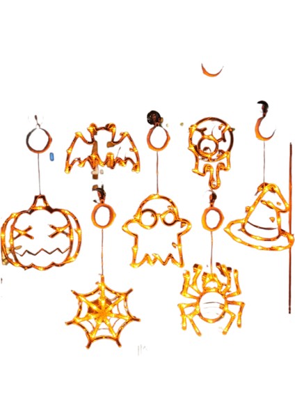 Cadılar Bayramı Ev Dekorasyonu Vantuzlu Lamba (Yurt Dışından)