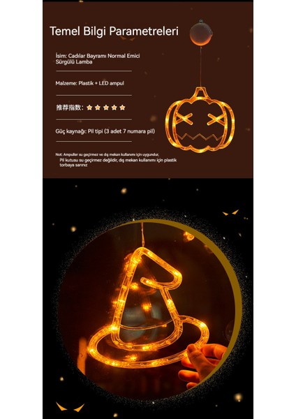 Cadılar Bayramı Ev Dekorasyonu Vantuzlu Lamba (Yurt Dışından) fiyatları