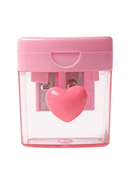 Aşk Döner Çift Delikli Kalemtıraş (Yurt Dışından)