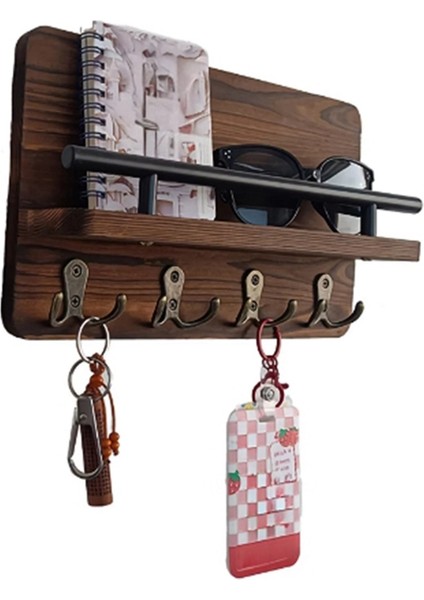 Duvara Monte Edilmiş Palto Çantası Askısı Anahtar Askısı Giriş, Çamurluk, Koridor, Banyo, Ev Dekorasyonu Için Dekoratif Kanca (Yurt Dışından) indirimleri