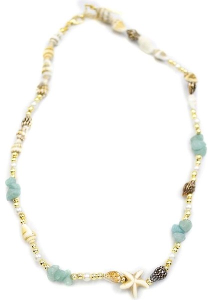 Deniz Yıldızı Kolye - Su Yeşili fiyatları