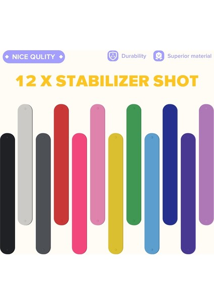 12 Adet Silikon Kapaklı Ambalaj Kağıdı Tutucu Poster Tutucu Kağıt Rulo Tutucu Sabitleyici Toka Bantları Depolama Düzenlemesi Için (Yurt Dışından) indirimleri