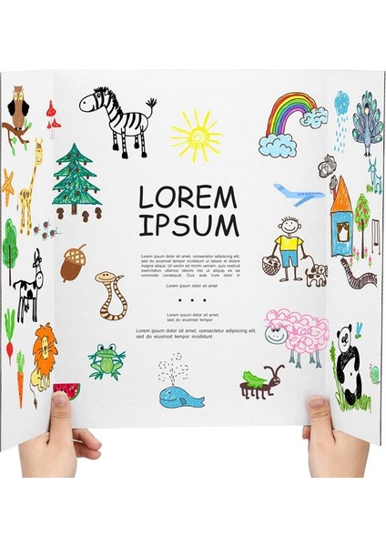 Parça Üç Katlı Poster Panosu, Yapışkan Aksesuarlarla Birlikte Gelen Beyaz Poster Panosu, Oluklu Sunum Panoları M (Yurt Dışından) modelleri