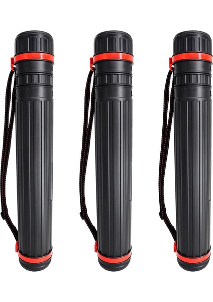 3'lü Poster Tüpü - Teleskopik Plan Tutucu, Posterler, Belgeler, Sanat, Planlar Için Sanat Tüpü, Genişletilebilir 28,75 Inç (Yurt Dışından)