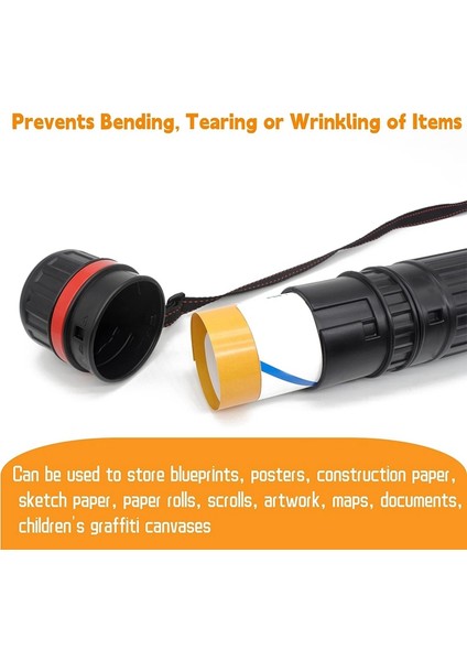 3'lü Poster Tüpü - Teleskopik Plan Tutucu, Posterler, Belgeler, Sanat, Planlar Için Sanat Tüpü, Genişletilebilir 28,75 Inç (Yurt Dışından) indirimleri